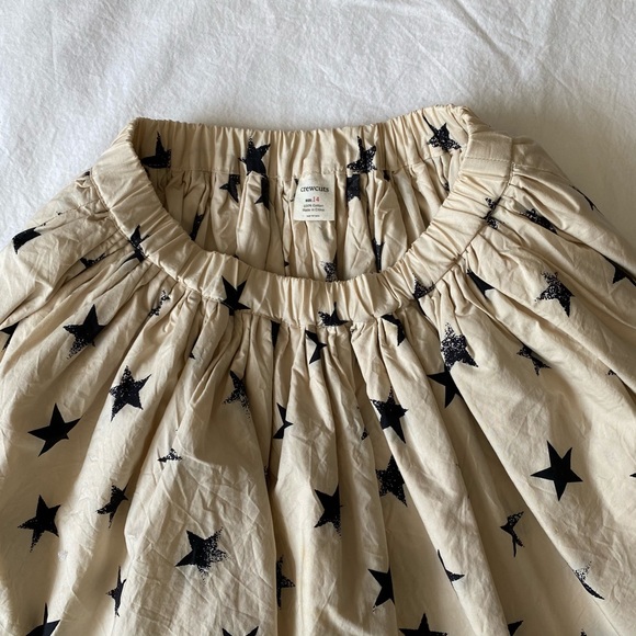 J. Crew Crewcuts Star Print Puffy Layered Skirt - Picture 3 of 3